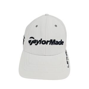 TaylorMade Lethal 1R Golf Hat cap White with Embroidered Logo size L/XL